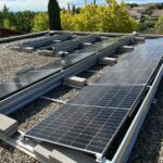 e de panneaux solaires photovoltaïques à l'école maternelle de Cabrières