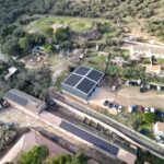 pose panneau solaire chantier-Marguerittes