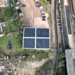 pose panneau solaire chantier-Marguerittes