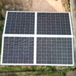 pose panneau solaire chantier-Marguerittes