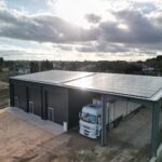 pose panneau solaire chantier-Marguerittes