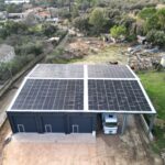 pose panneau solaire chantier-Marguerittes